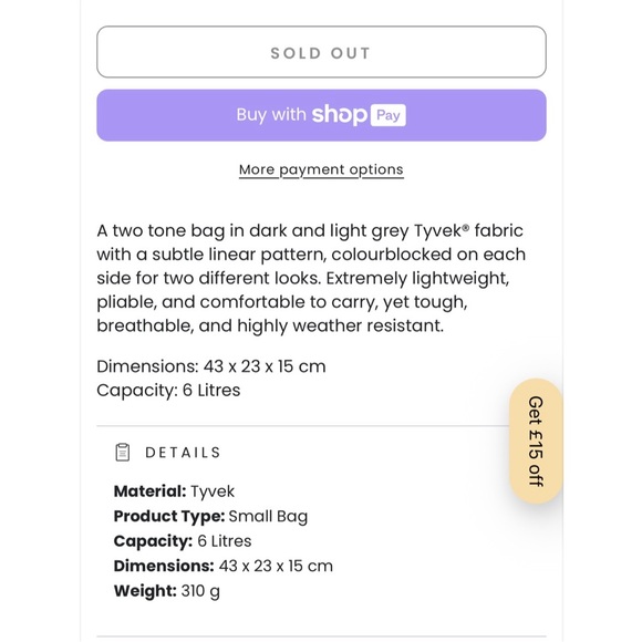 Ameribag Healthy Back Bag New Small - Picture 6 of 10